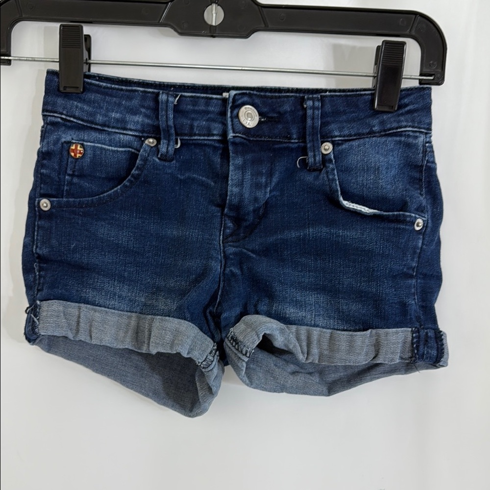Girl’s Hudson Jeans Blue Denim Shorts Cuffed Hem Size 10